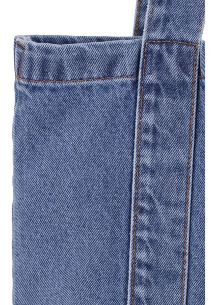 Koyu Mavi - Şeritli Omuz Çantası indirimleri