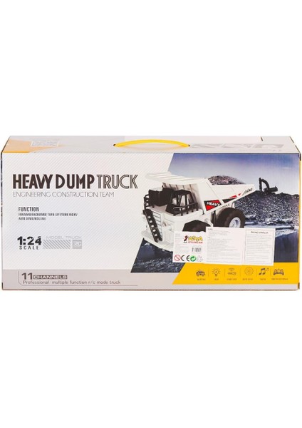 Nessiworld A8196-QH9008 Kumandalı Ağır Döküm Kamyon 1:24 -Asya Oyuncak