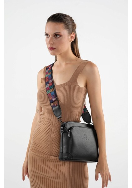 Kadın Siyah Çapraz Askılı Omuz Çanta 034 Siyah indirimleri