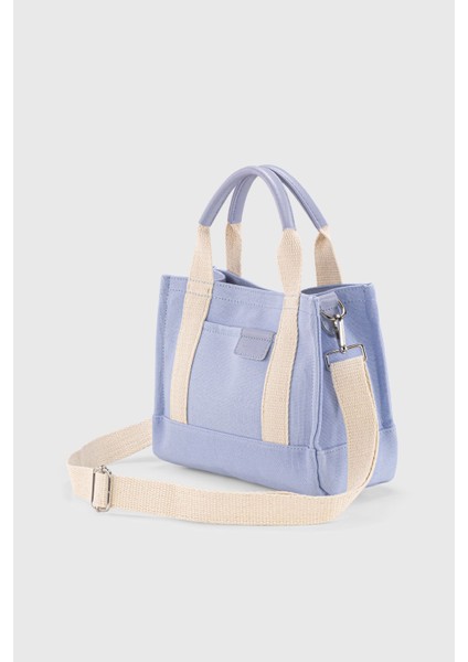 Kadın Mavi Kanvas Tote Bag 232 fiyatları
