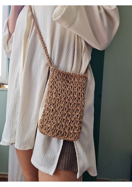 Omuz Çanta / Hasır Çanta/ Örme Çanta/ Telefon Çanta/ Örgü Çanta