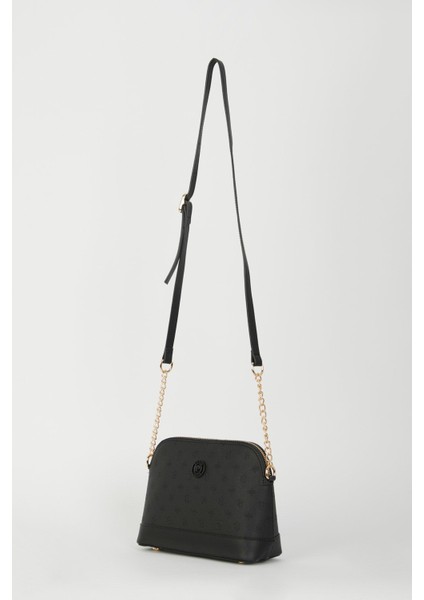 Yeni Siyah Print Kadın Omuz Çantası 05PO22Y1529 modelleri