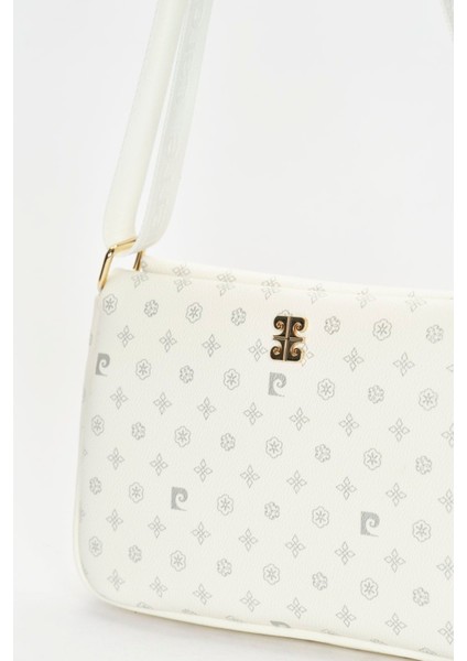 Beyaz Monogram Kadın Omuz Çantası 05PO22Y1550 fırsatları