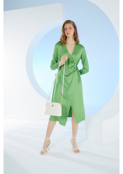 Ekru Floater Kadın Omuz Çantası 05PO22Y1529