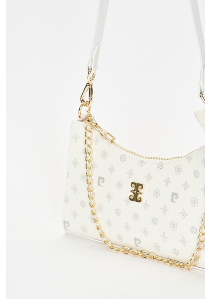 Beyaz Monogram Kadın Omuz Çantası 05PO22Y1565 fırsatları