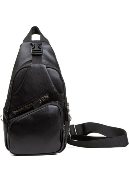 Unisex Yıkama Deri Usb Kulaklık Çıkışlı Çapraz Askılı Omuz Göğüs Ve Spor Günlük Sırt Seyahat Çanta. indirimleri