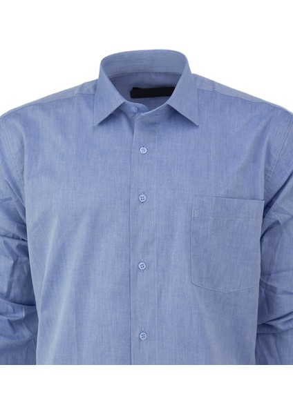 Erkek Yazlık Klasik Gömlek Cepli Uzun Kollu Düz Renk Tarz Model Tam Kalıp Rahat Pamuklu fiyatları