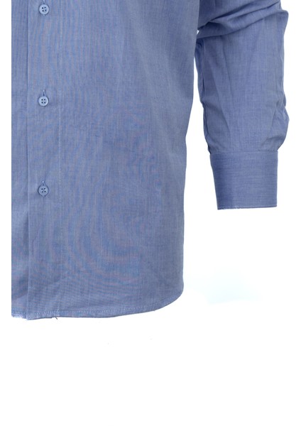 Erkek Yazlık Klasik Gömlek Cepli Uzun Kollu Düz Renk Tarz Model Tam Kalıp Rahat Pamuklu fırsatları