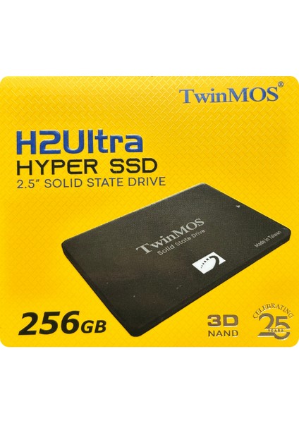 (5 Adet) Twinmos TM256GH2UGL 2.5\" 256 GB 580/550 Mb/s Tlc 3D Nand Sata 3 SSD
