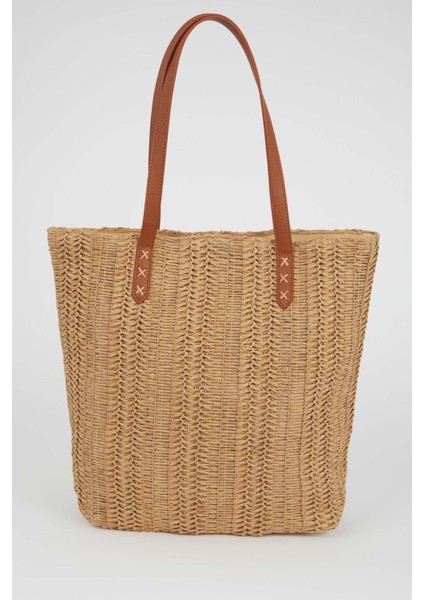 Kadın Büyük Çapraz Hasır Çanta W7294azns fırsatları