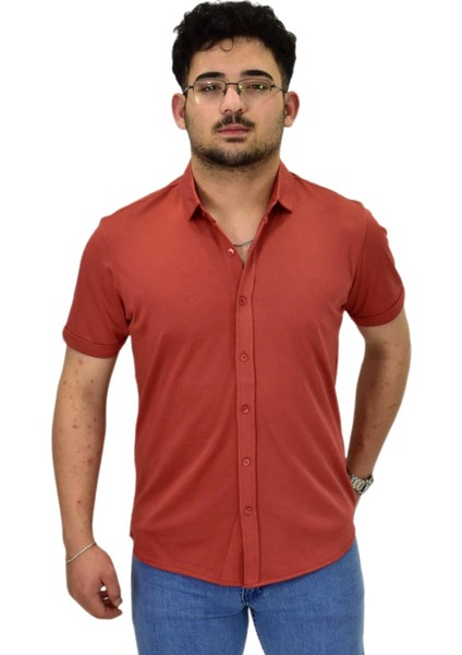Erkek Gömlek Yaka Düğmeli Merserize Tişört 4410 BGL-ST04530