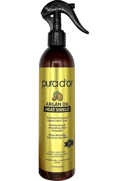 Argan Yağlı Isıya Karşı Koruyucu Saç Spreyi 355ML