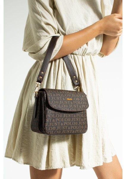 2 Bölmeli Kadın Omuz Çantası Ebat Boy 16 Cm En 23 Cm Kahverengi fırsatları