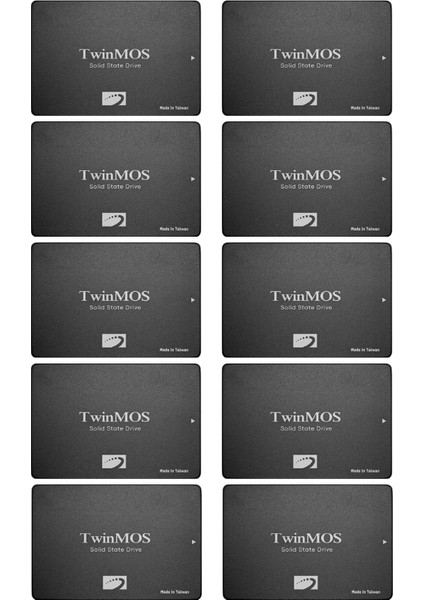 (10 Adet) Twinmos TM256GH2UGL 2.5\" 256 GB 580/550 Mb/s Tlc 3D Nand Sata 3 SSD