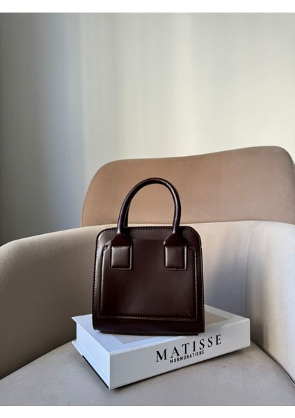 Kadın Acı Kahve Deri Zamansız Trend Model Çapraz Askılı El Ve Omuz Çanta fırsatları