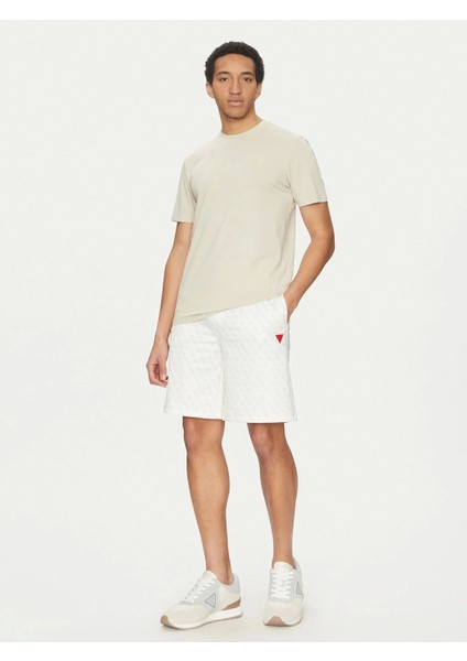 Erkek Beyaz Korbin Şort