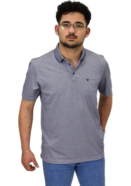 Erkek Polo Yaka Cepli Merserize Tişört 6270 BGL-ST04535
