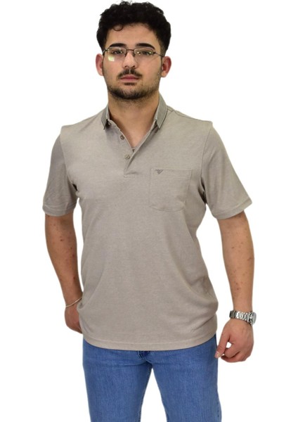 Erkek Polo Yaka Cepli Merserize Tişört 6270 BGL-ST04535