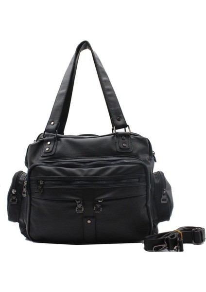 - Çok Cepli Bayan Kol Çantası Siyah fiyatları