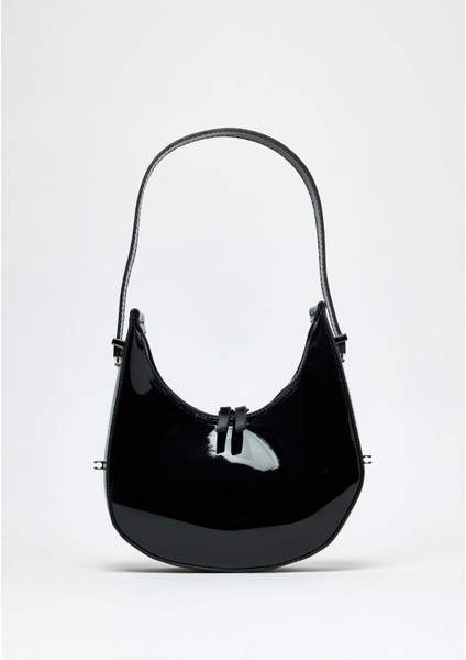 Kadın Rugan Baget Çanta Cherry modelleri