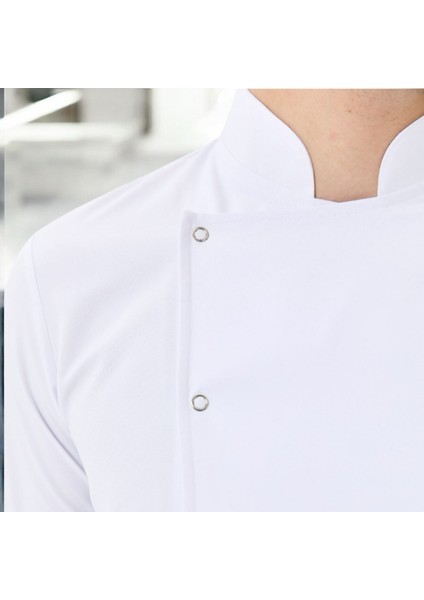 Chefpro Erkek Beyaz Şef Ceketi Aşçı Kıyafeti modelleri