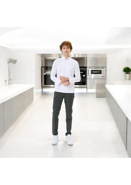 Chefpro Erkek Beyaz Şef Ceketi Aşçı Kıyafeti fırsatları