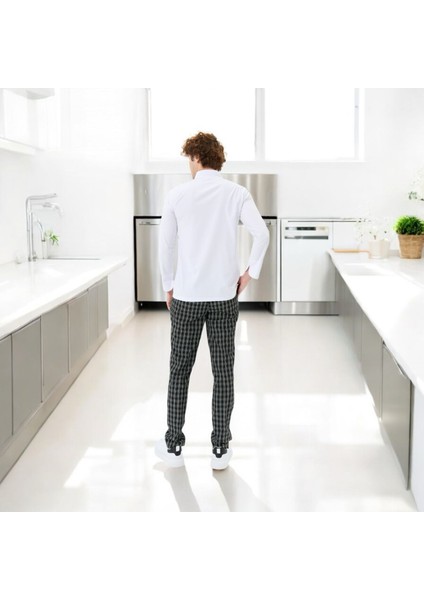 Chefpro Erkek Beyaz Şef Ceketi Aşçı Kıyafeti indirimleri