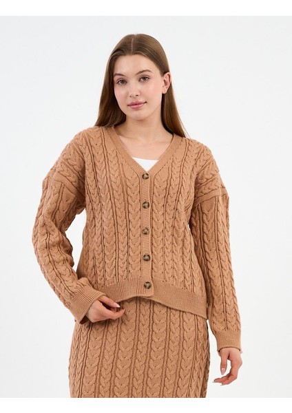 Saç Örgülü Hırkalı TAKIM(A92432-S) fiyatları