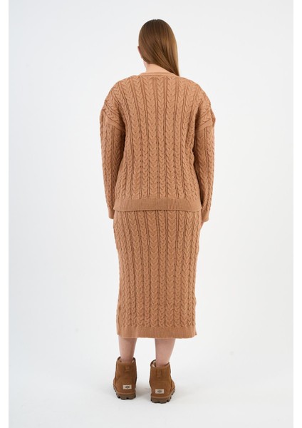 Saç Örgülü Hırkalı TAKIM(A92432-S) indirimleri