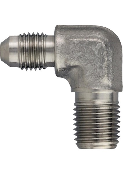 Boru Bağlantı Parçaları ve Adaptörleri: Jıc/an Erkekten Erkeğe Npt Boru 90° Stainless Dirsek Uzun SS-2501-06-04 3/8 Jıc Male x ¼ Nptf Male 90’’ Discount Hydraulıc Hose 1 Adet
