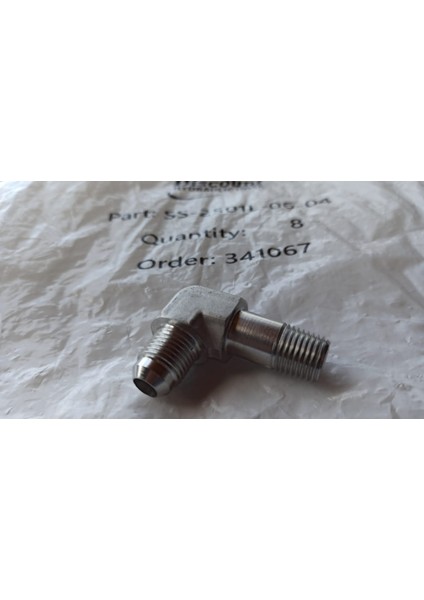 Boru Bağlantı Parçaları ve Adaptörleri: Jıc/an Erkekten Erkeğe Npt Boru 90° Stainless Dirsek Uzun SS-2501-06-04 3/8 Jıc Male x ¼ Nptf Male 90’’ Discount Hydraulıc Hose 1 Adet fiyatları