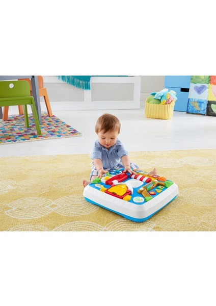 DRH44 Fisher-Price Yaşa Göre Gelişim Eğitici Köpekçiğin Aktivite Masası Türkçe ve Ingilizce