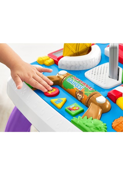 DRH44 Fisher-Price Yaşa Göre Gelişim Eğitici Köpekçiğin Aktivite Masası Türkçe ve Ingilizce