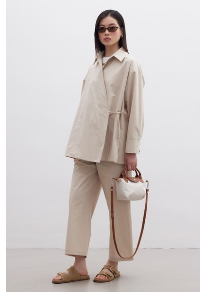 Mari Small Shopper Çanta Bej fırsatları