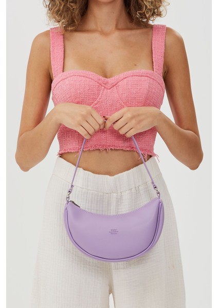 Lila Shk26 Tek Bölmeli Deri El Ve Omuz Çantası U:12 E:26 G:6 Cm modelleri