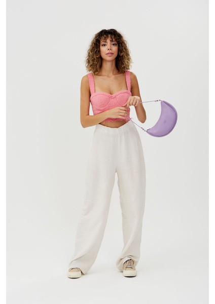 Lila Shk26 Tek Bölmeli Deri El Ve Omuz Çantası U:12 E:26 G:6 Cm indirimleri