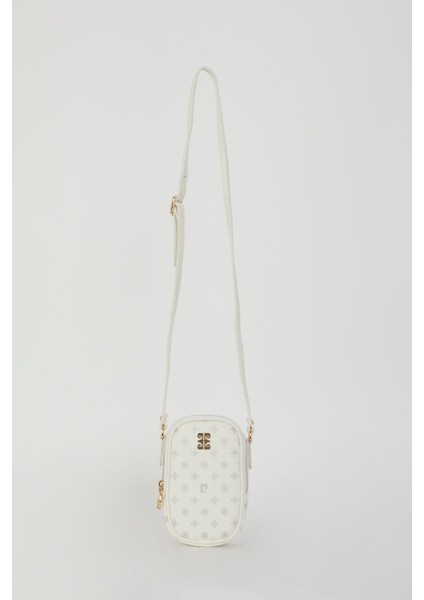 Beyaz Monogram Kadın Omuz Çantası 05PO22Y1556 fiyatları