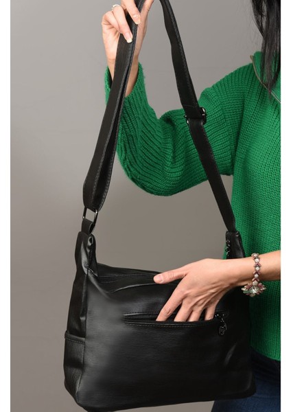 Pera Orijinal Yumuşak Yıkama Deri Çok Gözlü Çapraz Çanta fırsatları