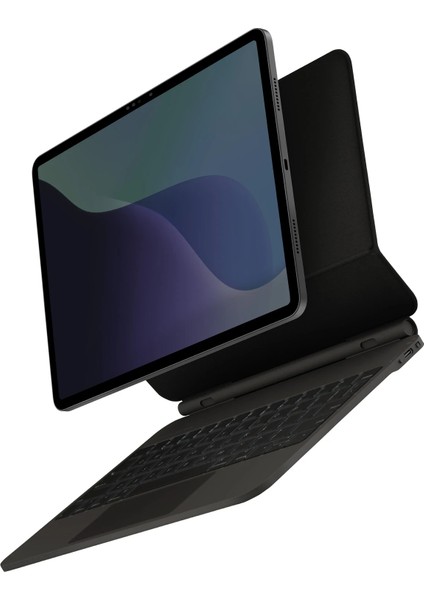 Ipad Pro 11 Inç M4 Magic Keyboard Kılıf Hassas Trackpad Rgb Klavyeli Tablet Kılıfı (Ingilizce Klavye)