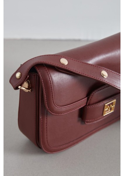 Premıum Kapaklı Çanta Bordo indirimleri