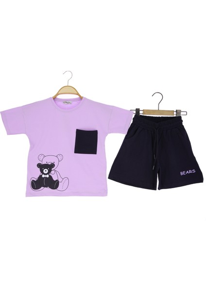 Kız Çocuk Şort Takım