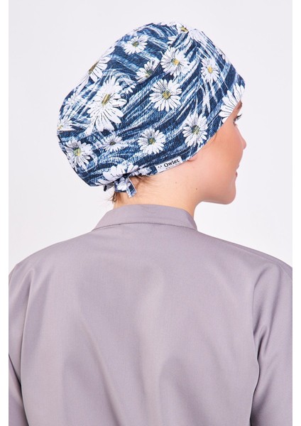 Büyük Papatya Desenli Cerrahi Bone fırsatları