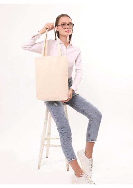 Kanvas Çanta Alttan Körüklü | 35x40x8cm indirimleri