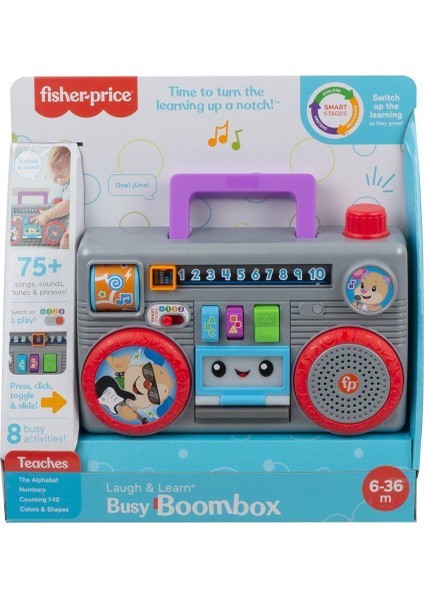 GYC04 Fisher-Price Eğlenceli Müzik Kutusu, Türkçe-Ingilizce / +6 Ay