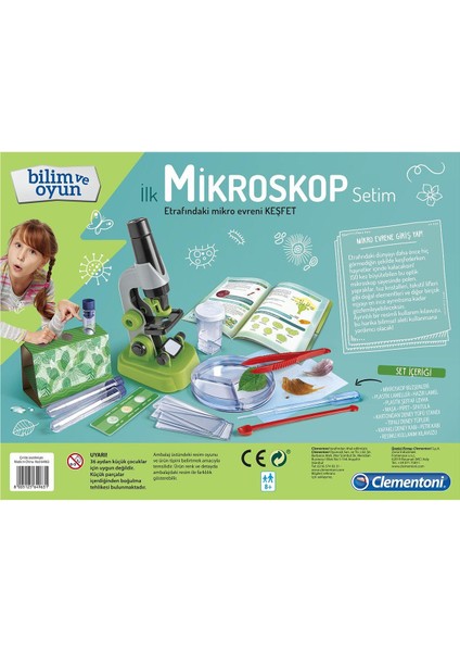 64963 Ilk Mikroskop Setim - Bilim ve Oyun +8 Yaş