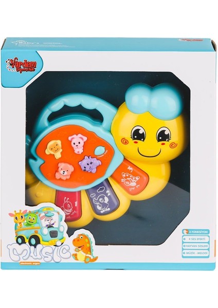 JLG-855-64A Işıklı ve Müzikli Solucan Bebek Pianosu -Vardem Oyuncak fiyatları