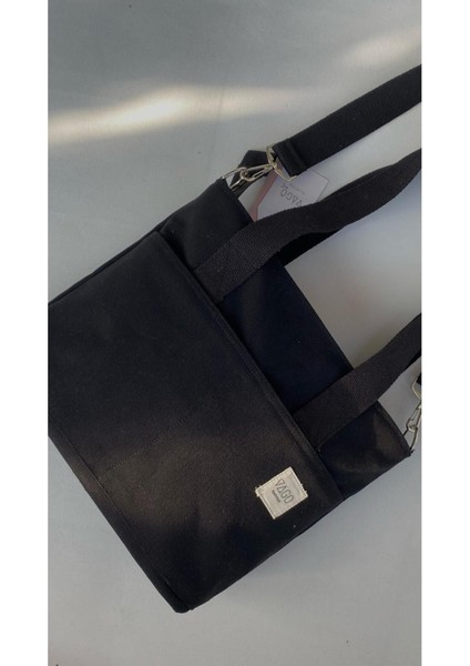 Siyah Kolej Kanvas Çanta modelleri