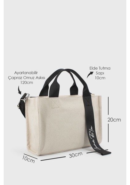 Kadın Kanvas Sap Detaylı Çapraz Askılı Çanta fiyatları