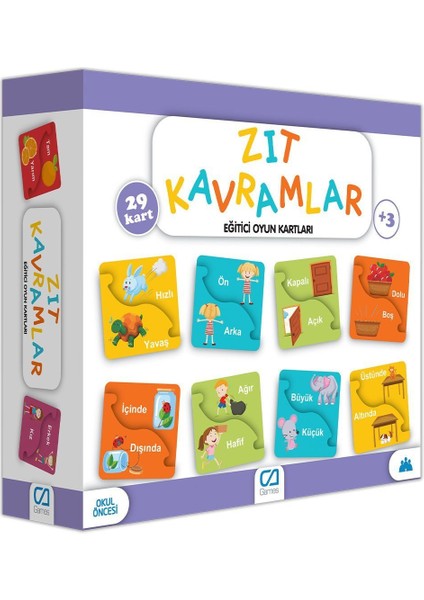 5045 Eğitici Zıt Kavramlar -Ca Games