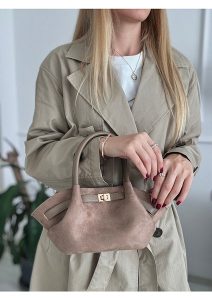 Mely Süet Vizon Kadın El Ve Omuz Çantası fiyatları